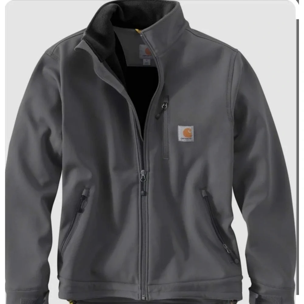 CARHARTT Rain‎ Defender Relaxed Fit Heavyweight Softshell Jacket Charcoal 2XL